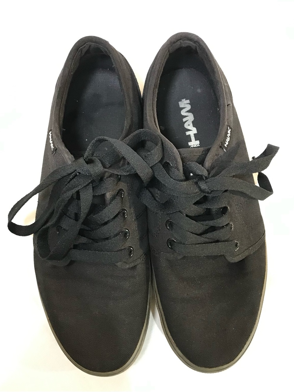 TONY HAWK Black Low-Top Lace-Up Skateboarding Shoes Sneakers for Skateboarding